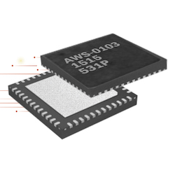 X-band Quad Channel Silicon IC